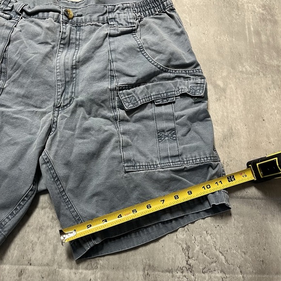 Repair New York City Cargo Tactical Shorts Blue Street Wear Size 36 Straps Hooks - Picture 2 of 9